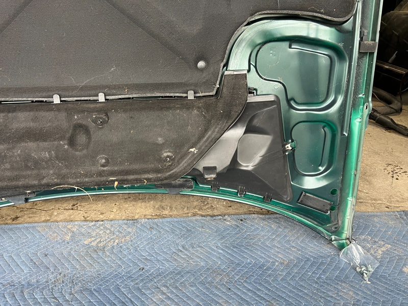 1998-2003 Mercedes W210 E320 Hood Panel Engine Bonnet w/ Grille Green OE #4741EM