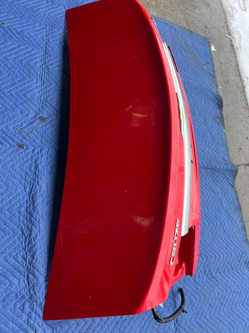 2012-2015 Chevy Cruze Red Painted Trunk Deck Lid Assembly OEM #2242CN