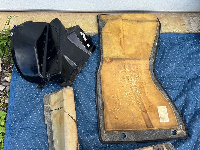 1996-2003 Audi S8 D2 A8 Front Rear Left Right Molded Carpet Set Gray OEM #6480EM