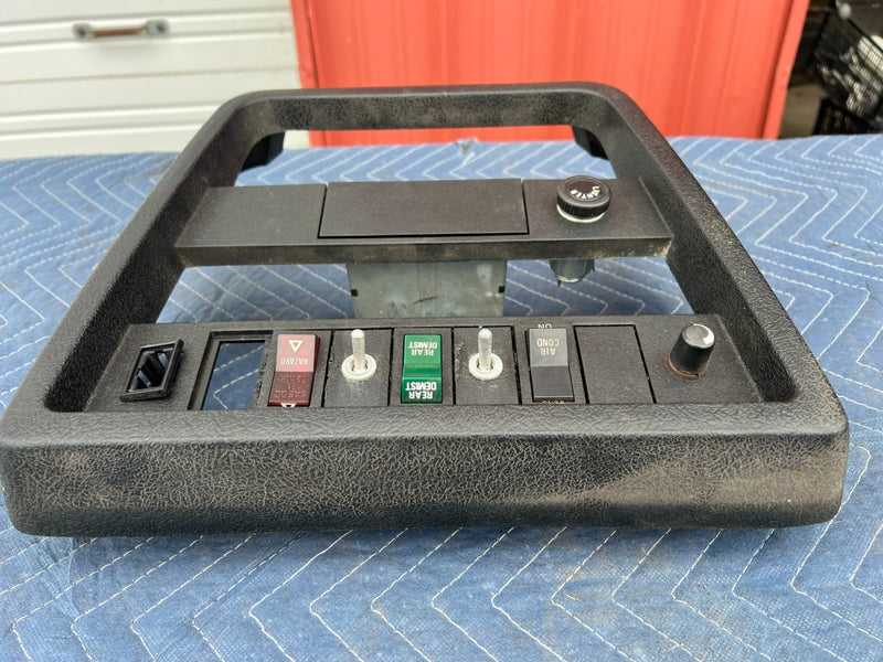 1967-1974 Volvo 140 142 Coupe Dash Center Console Trim Switch Panel OEM #4853EM