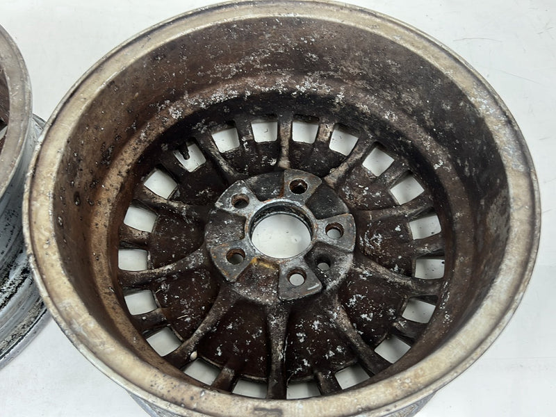 1990-1992 Volvo 740 745 940 6Jx15 15" Wheel Rim Pair 1359180 OEM #6497EM