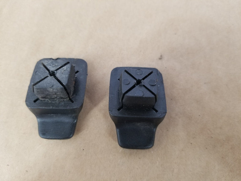 1984-93 BMW E30 318i 325i Overhead Cargo Coat Hanger Hook Pair OEM #472CN