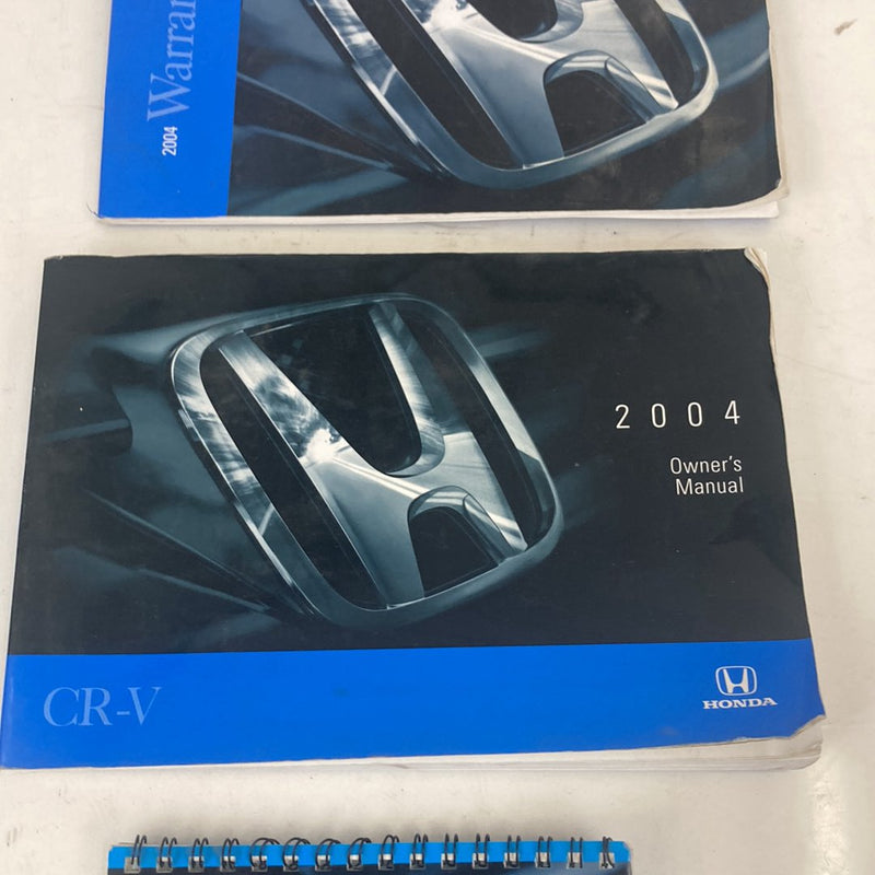 2002-2004 Honda CR-V RD2 Owners Manual 31S9A620 OEM #5108M