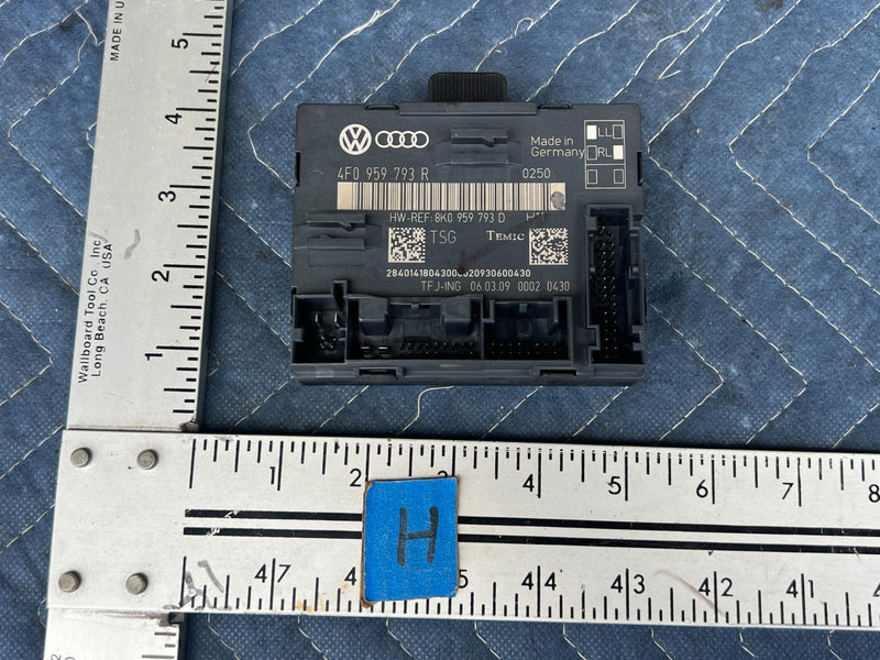 2005-2011 Audi A6 Driver Left Front Door Control Module 4F0959793R OEM #3438EM