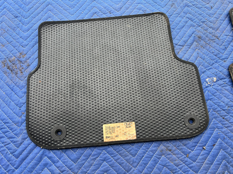 2005-2011 Audi A6 Black Carpet Floor Mat Set of 4 Front Rear LH & RH OEM #3397EM