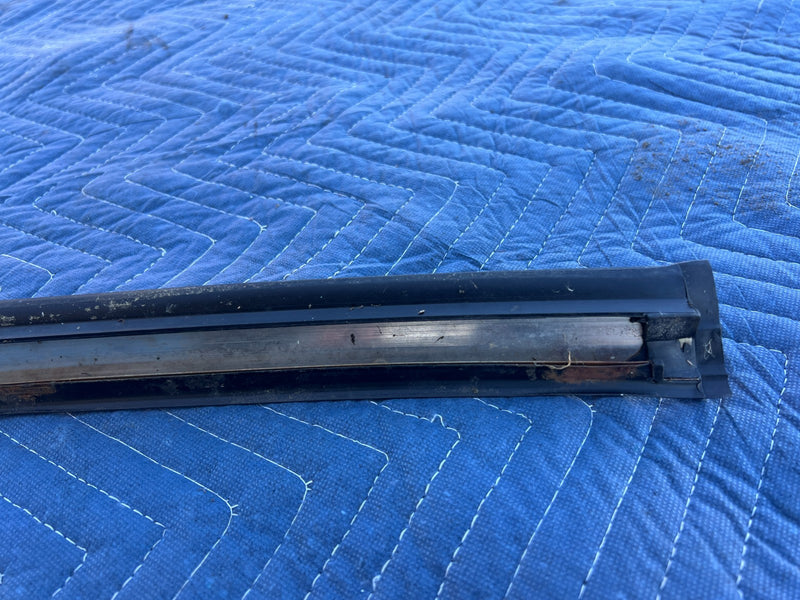 1986-1993 Volvo 240 244 *Sedan Only* Rear Bumper Trim Black & Chrome OEM #4275EM