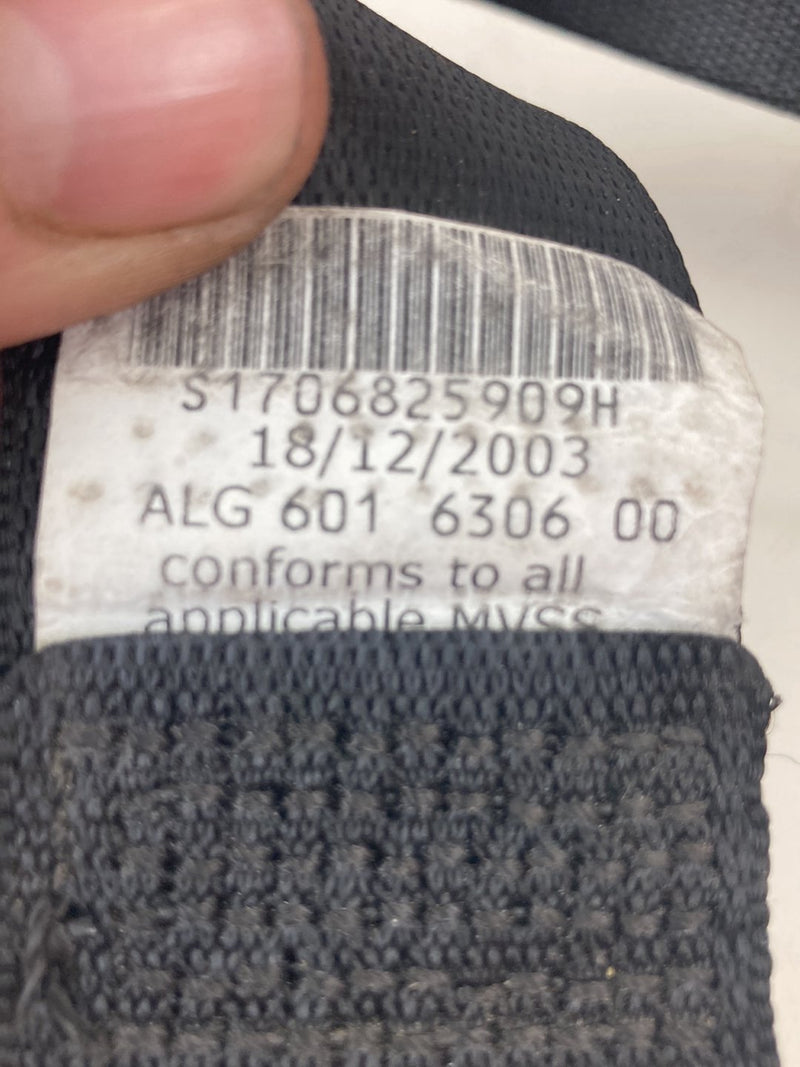 2003-2007 BMW 545i E60 Seat Belt Front Left Driver Black 601629800 OEM #4977M