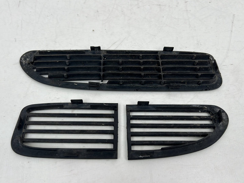 1993-1997 Volvo 850 Front Left & Right Lower Bumper Grille Trim Pair OEM