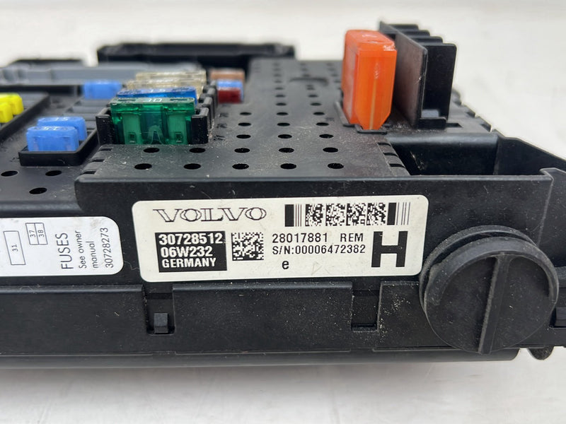2005-2007 Volvo S60 S80 V70 XC70 Rear Cabin Fuse Box Module 30728512 OEM #6754EM