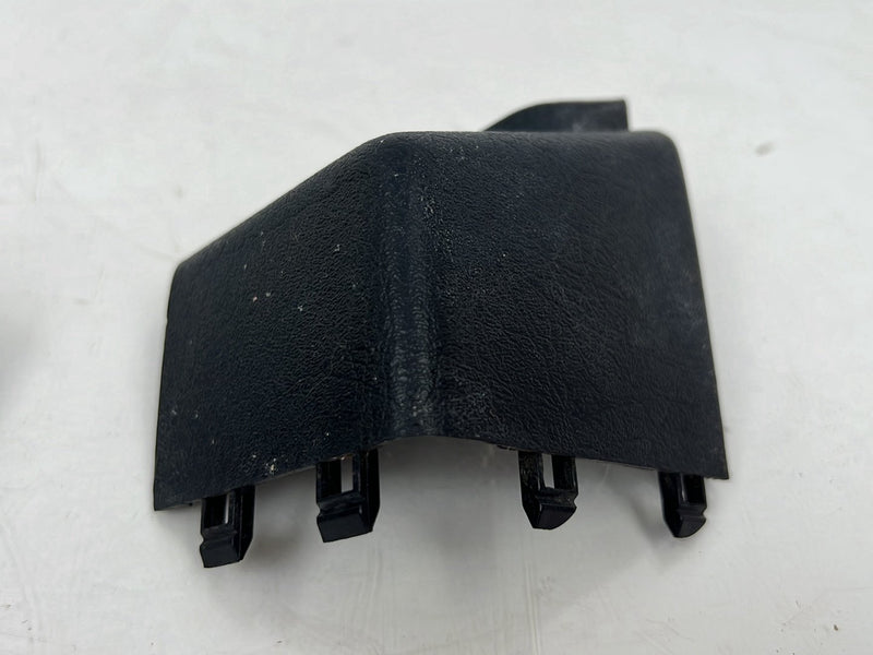 1990-1992 Volvo 740 745 940 Right & Left Seat Track Trim Black Pair 1353552 OEM #5849EM