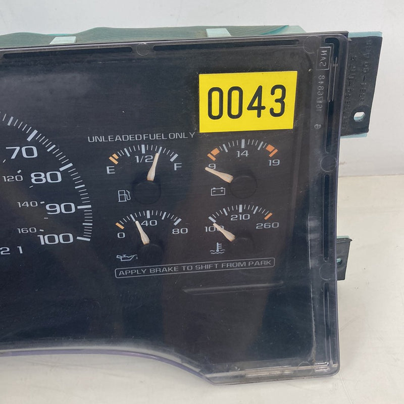 1995-1998 Chevrolet Silverado 2500 GMT400 Gauge Cluster 16176850 OEM