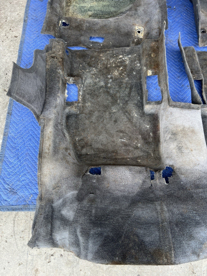 1993-1997 Volvo 850 850R Charcoal Molded Floor Carpet Set Wagon Only OEM #4426E