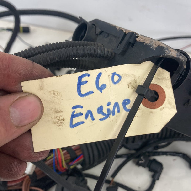 2003-2007 BMW 545i E60 Engine Bay Wiring Harness 12527526 7535725 OEM #4979M