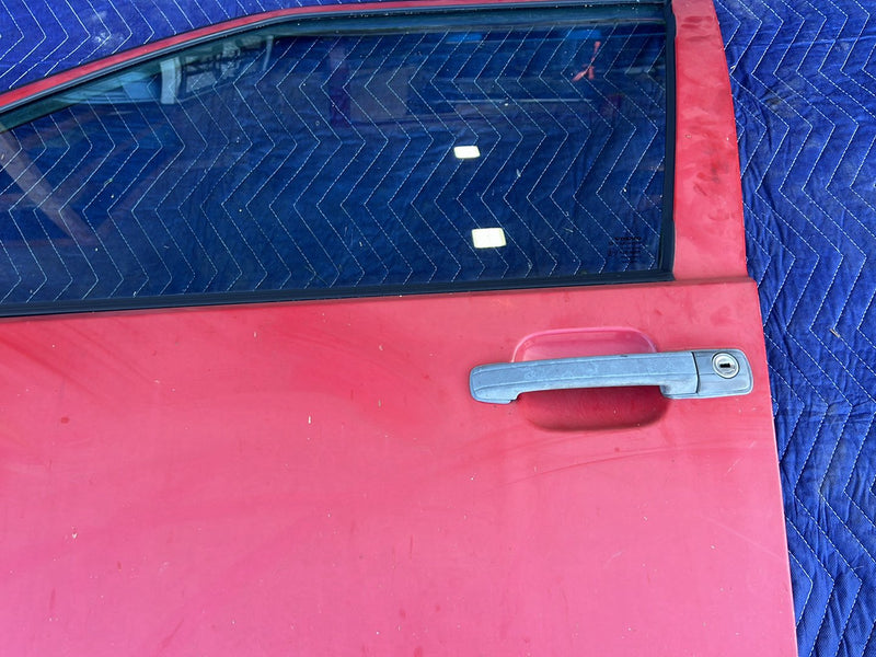 1993-1997 Volvo 850 Front Driver Left LH Door Assembly Red OEM