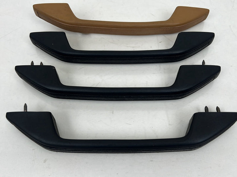 1990-1992 Volvo 740 745 940 Overhead Grab Handle Set of 4 Black Tan OEM #5863EM