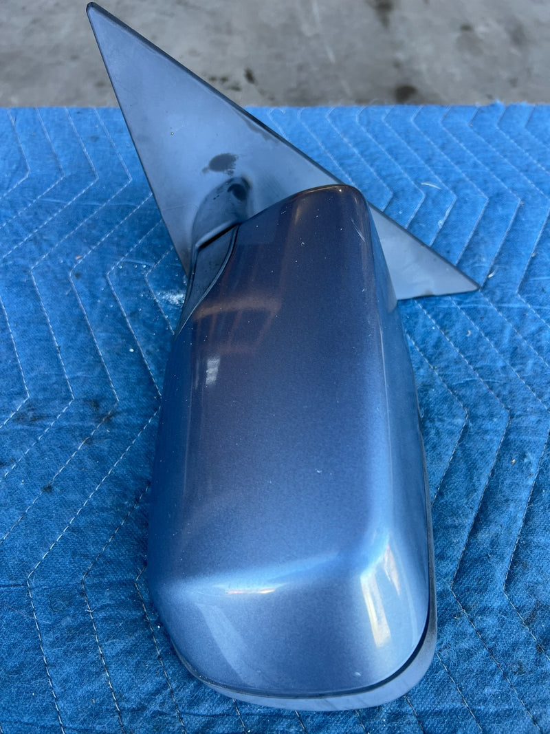 2000-2005 BMW 330xi 325xi E46 Driver Left Door Mirror Assembly Blue OEM #4764EM