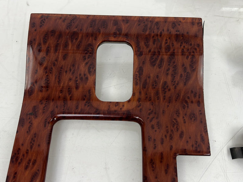 1996-2003 Audi S8 D2 A8 Dash Dashboard Wood Grain Trim Bezel Set OEM #6453EM