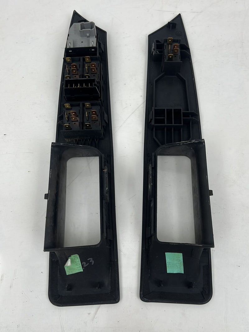 2001-2003 Audi S8 D2 A8 Door Window Switch w/ Trim Black Set of 4 OEM #6107EM