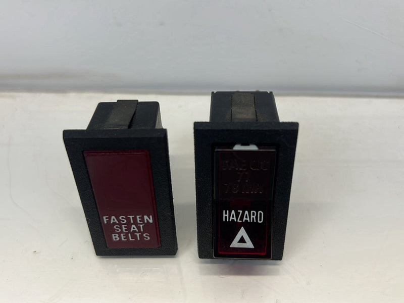 1975-1980 Volvo 244 Dash Hazard &amp; Seat Belt Warning Switch 200380 OEM #5263EM