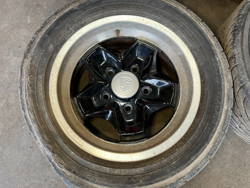 1983-1985 Porsche 944 15" Set of 4 Wheels 7Jx15H2 Rim 225/50 R15 OEM #1751EM