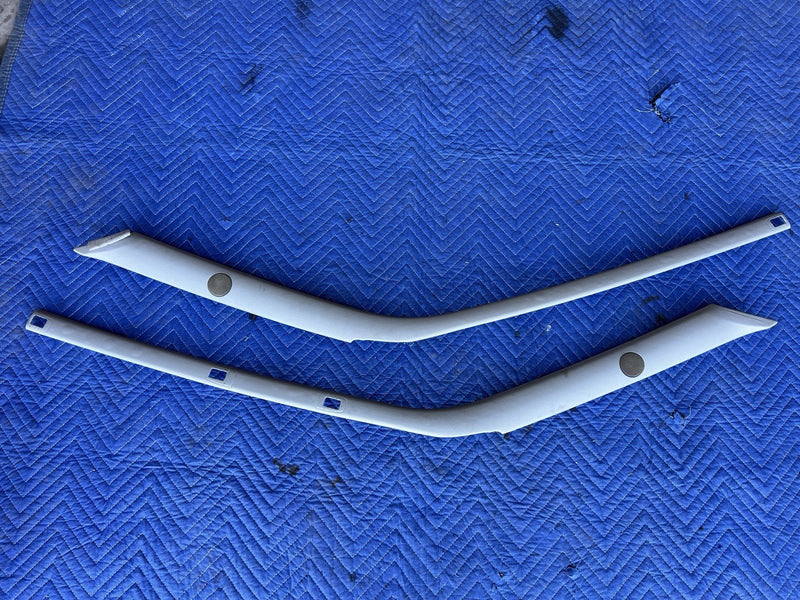 1998-2003 Jaguar XJR XJ8 X308 Front Left & Right A Pillar Trim Gray OEM #4655E