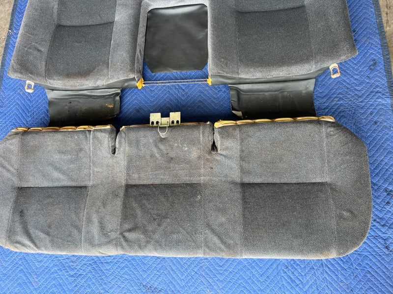 1989-1995 Volvo 740 940 Sedan Rear Cloth Bench Seat Gray 3525078 OEM #3645EM
