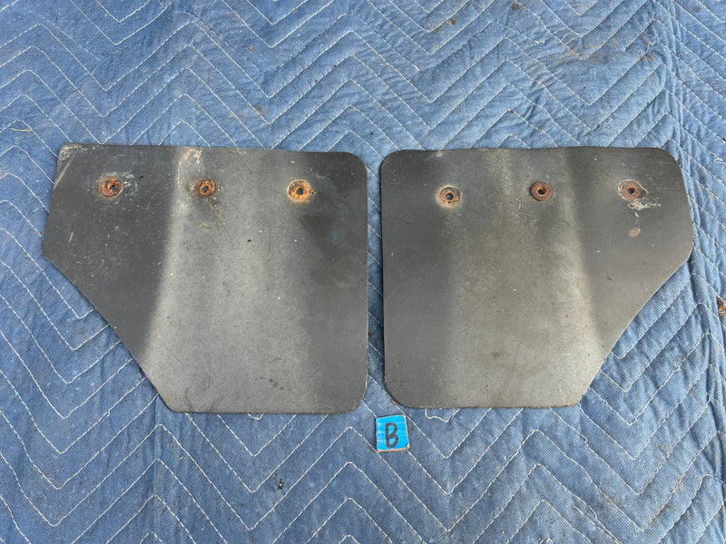 1967-1974 Volvo 140 142 144 145 Front Right & Left Mud Flap Pair OEM #4888EM