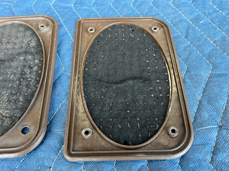 1983-1985 Porsche 944 Right & Left Speaker Tweeter Cover Panel Trim OEM #2451EM