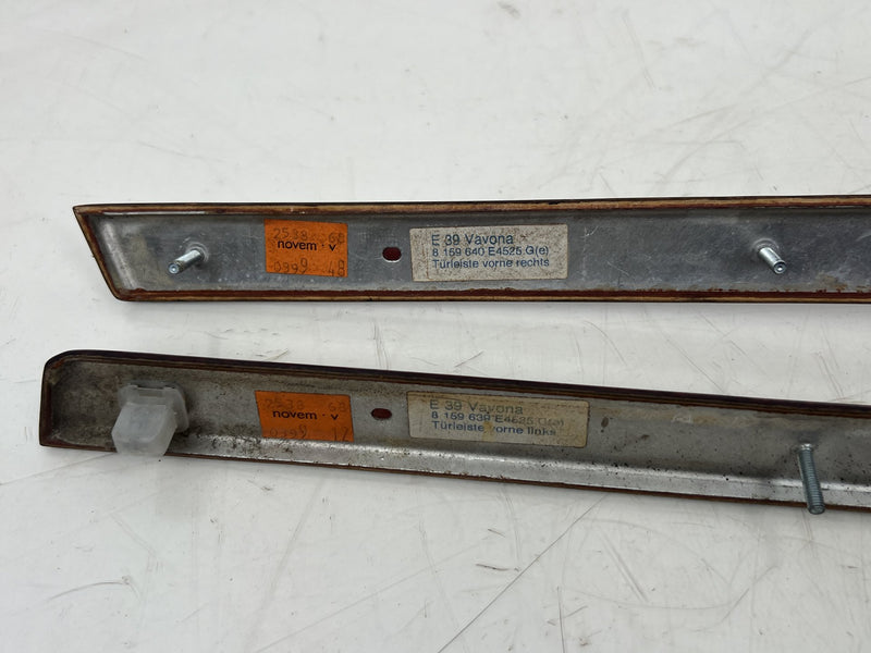 1997-2003 BMW E39 525i 528i 530i Set Of 4 Door Trim Interior Wood Verona #550M