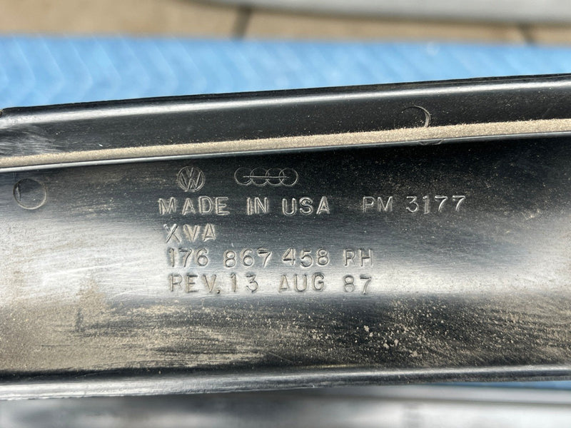 1985-1992 Volkswagen Golf A Pillar Trim Right Left Pair 176867458 176867457 OEM