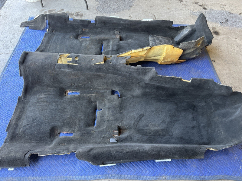 1998-2003 Jaguar XJR XJ8 X308 Sedan Molded Carpet Set Black Front & Rear #4673E