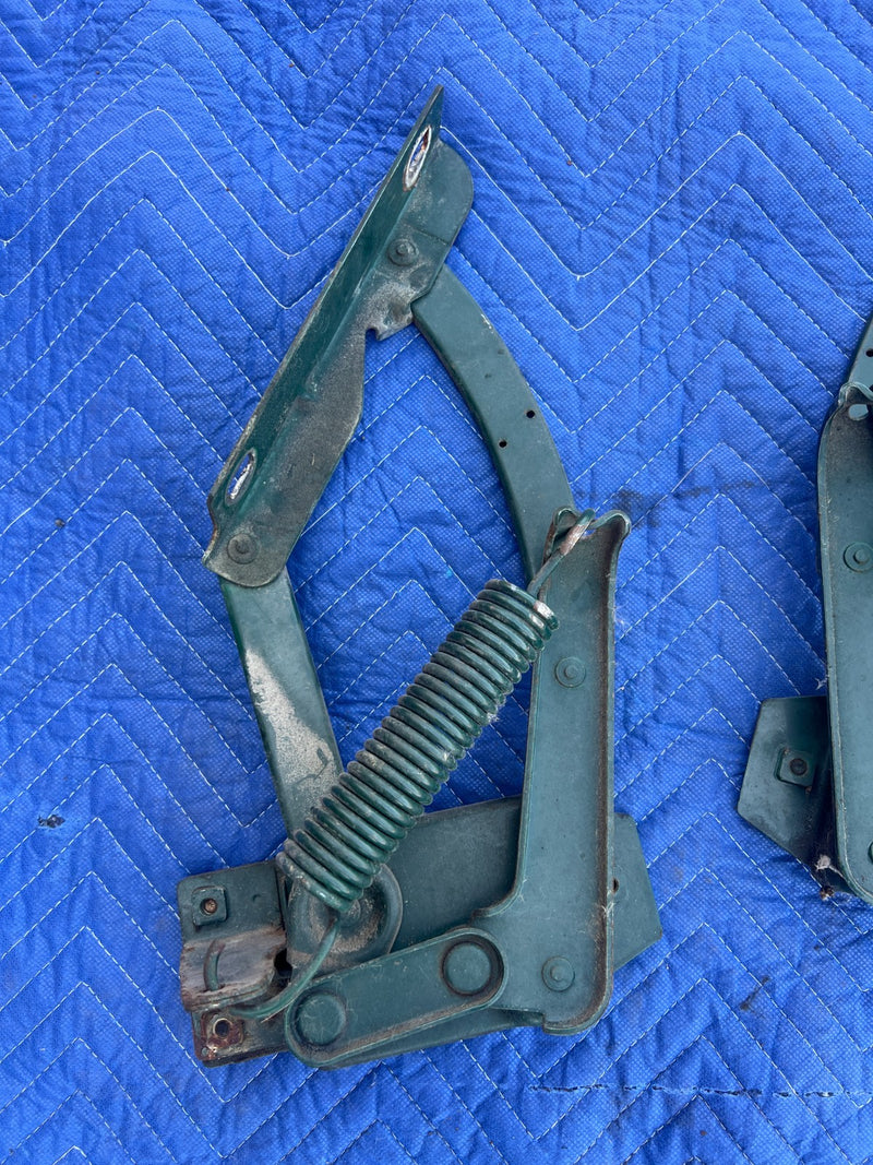1967-1974 Volvo 140 142 144 145 Left & Right Hood Hinge Pair Bonnet OEM #4956EM