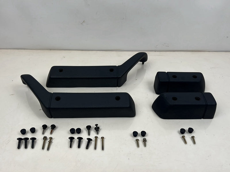 1975-1980 Volvo 244 240 Black Door Trim Grab Handle Interior Full Set OE #5361EM