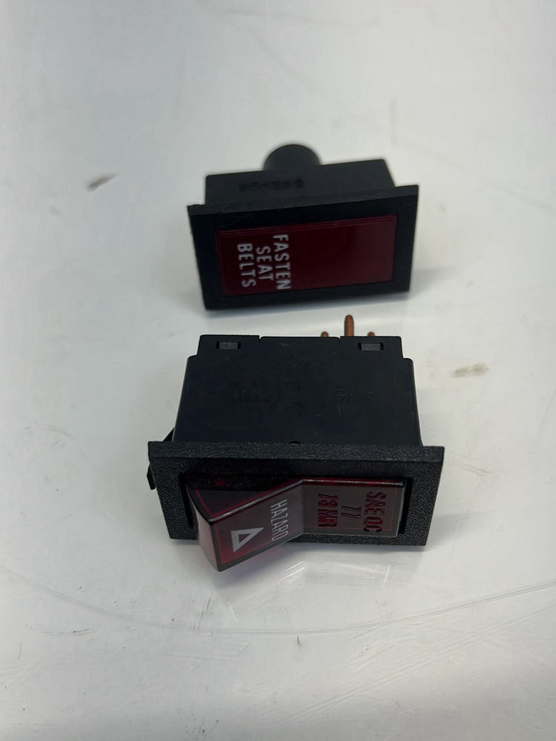 1975-1980 Volvo 244 Dash Hazard &amp; Seat Belt Warning Switch 200380 OEM #5263EM