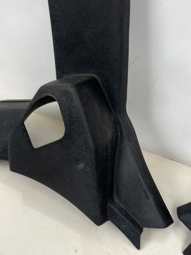 1990-1992 Volvo 740 745 940 Wagon Right & Left C Pillar Trim Black OEM #5869EM
