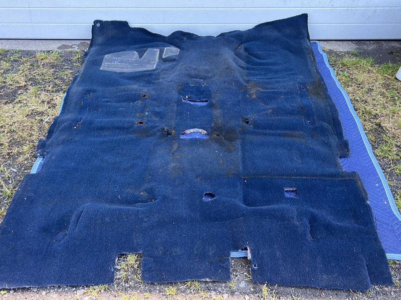 1988-1998 Chevrolet Silverado Ext Cab Blue Molded Carpet Full Set OEM #5496EM