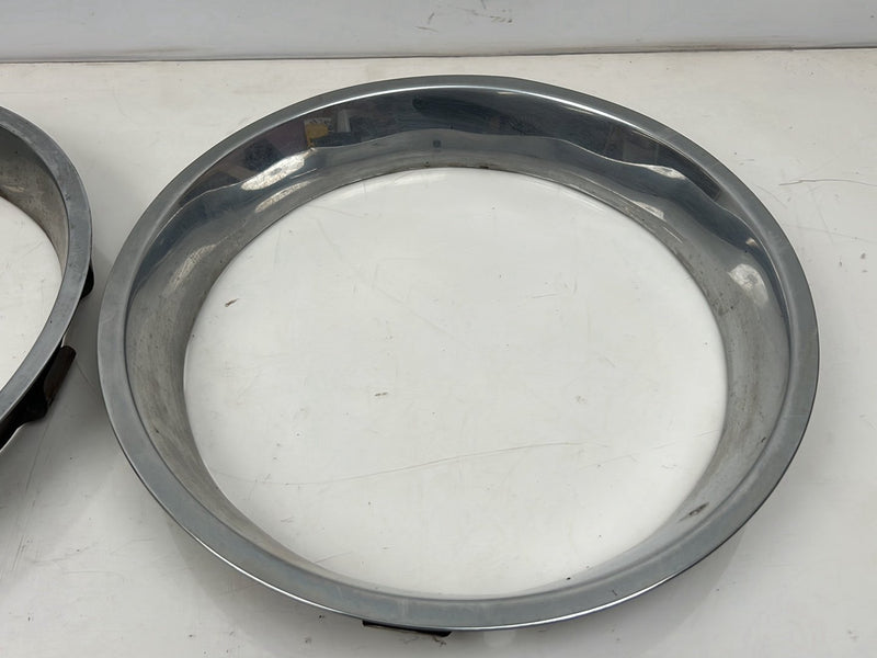 1975-1980 Volvo 244 240 14” Steel Wheel Trim Ring Chrome OEM #5401EM