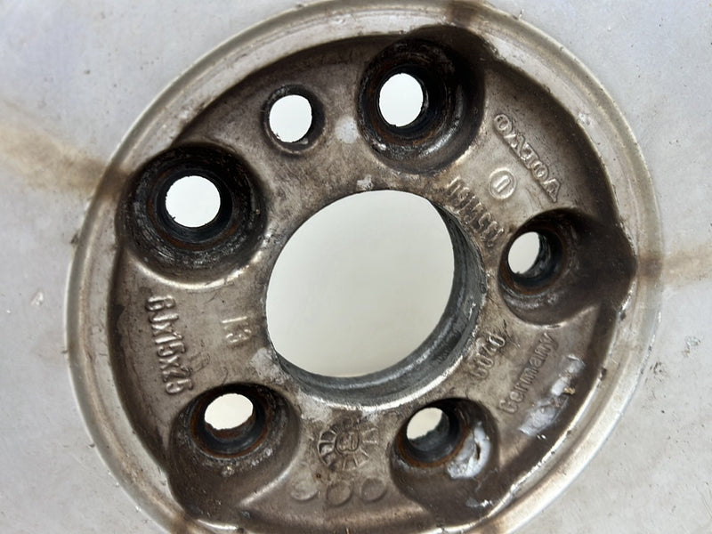 1990-1992 Volvo 740 745 940 6Jx15 15" Wheel Rim Pair 1359180 OEM #6497EM