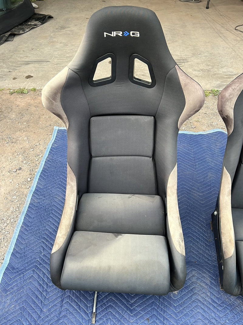 1983-1985 Porsche 944 Front Left Right NRG Racing Bucket Seat Pair OEM #5717EM