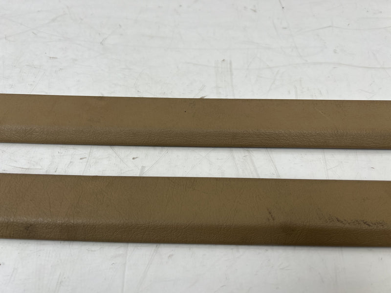 1992-1997 Volvo 850 850R Rear B to C Pillar Overhead Trim Pair Tan OEM #6792EM