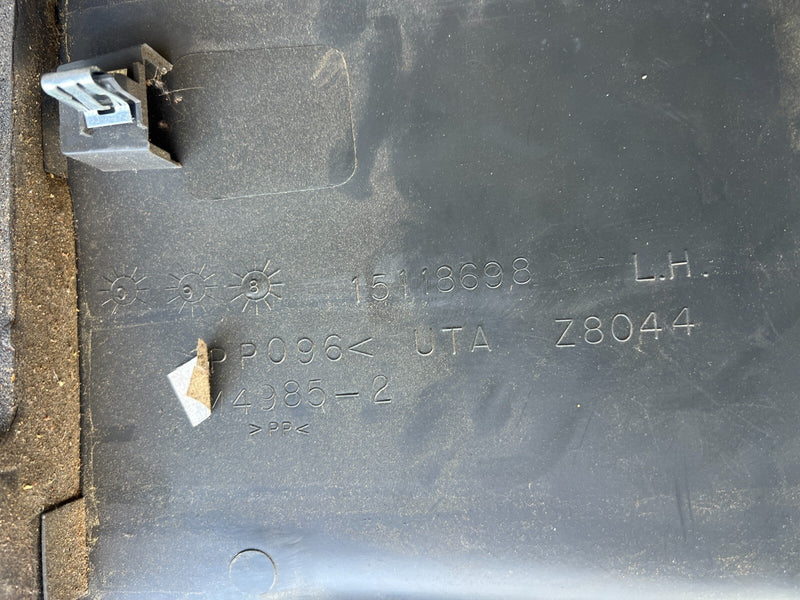 1999-2002 Chevy Silverado GM 1500 2500 B Pillar Trim Gray OEM #1839CN