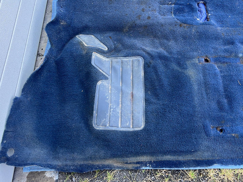 1988-1998 Chevrolet Silverado Ext Cab Blue Molded Carpet Full Set OEM #5496EM