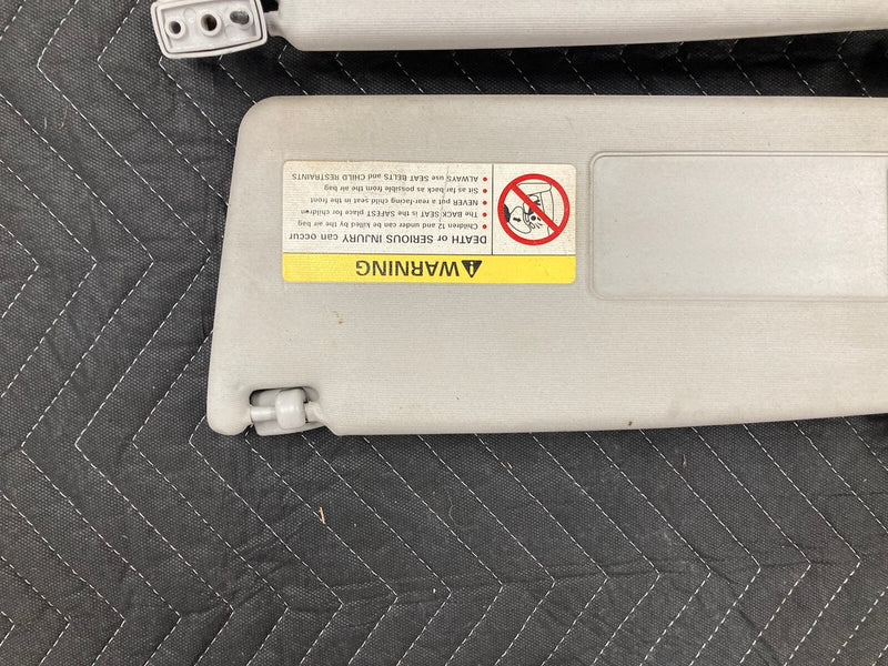 1999-2005 Volkswagen VW Jetta MK4 Sun Visor Pair Left Right Gray OEM #2394M