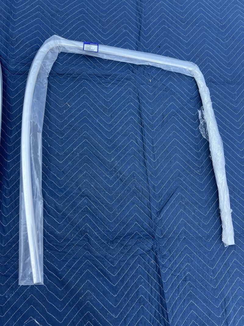 Volvo 240 242 244 245 L & R Window Surround Trim Chrome Early Style OEM #3936E