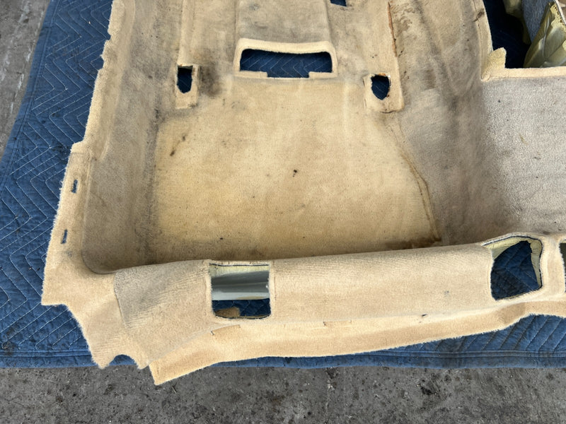 1998-2003 Mercedes W210 E320 Wagon Molded Carpet Full Set Tan OEM #4738EM