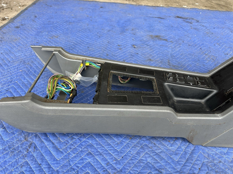 1993-1997 Volvo 850 850R Charcoal Center Console Assembly & Armrest OEM #4417E