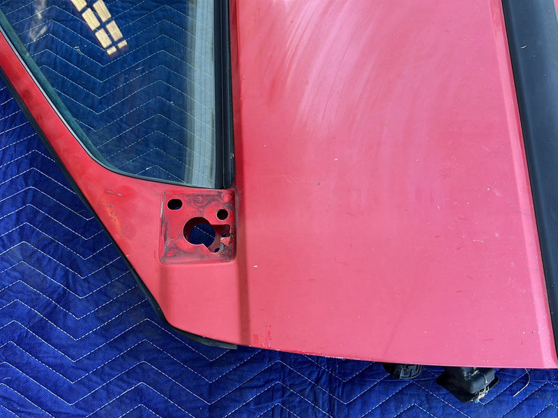 1993-1997 Volvo 850 Front Driver Left LH Door Assembly Red OEM