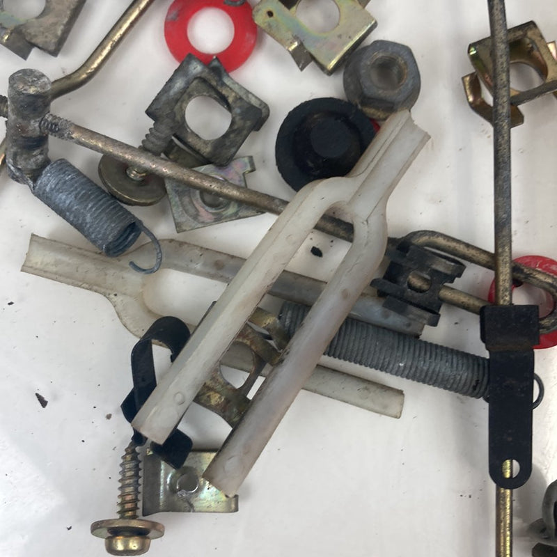 1986-93 Volvo 240 244 Lot of Door Hardware From all 4 Doors Bolts etc OEM #4884M