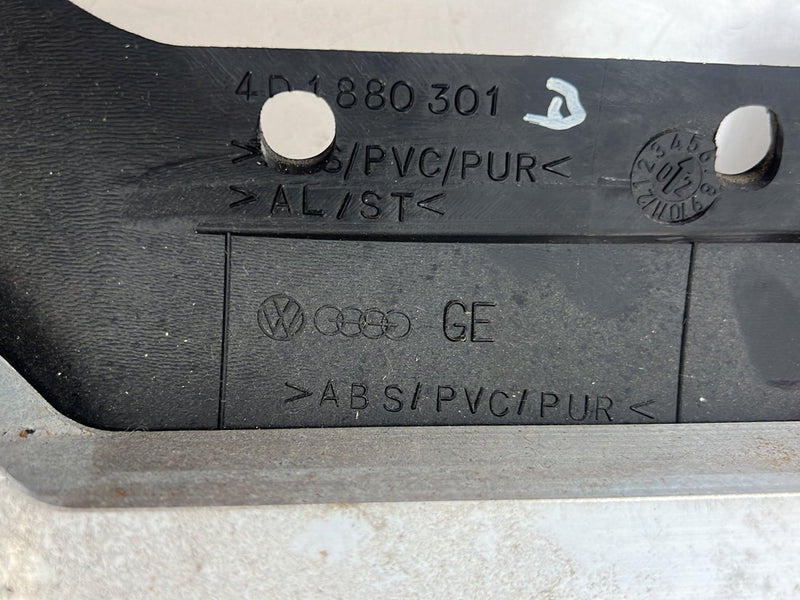 2001-2003 Audi S8 D2 A8 Dash Driver Left Knee Bolster Kick Panel Trim Black OEM #6091EM