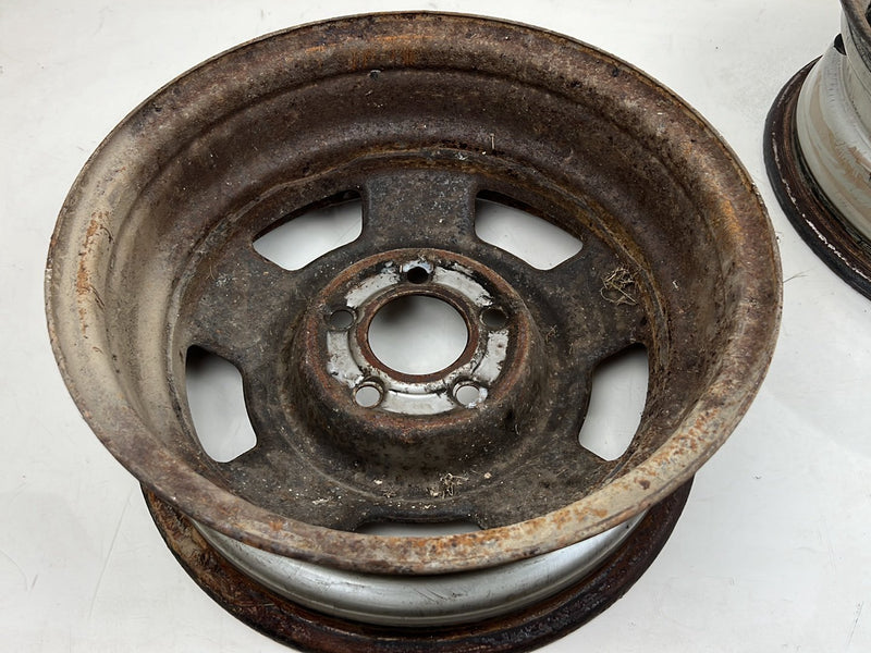 1975-1980 Volvo 244 240 14" Steel Wheel Rim Set of 4 5.5Jx14x20 OEM #5404EM